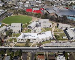 Hansen Yuncken Pty Ltd - Greater Shepparton Secondary College - Excellence in Construction of Commercial Buildings over $6M – Drone view