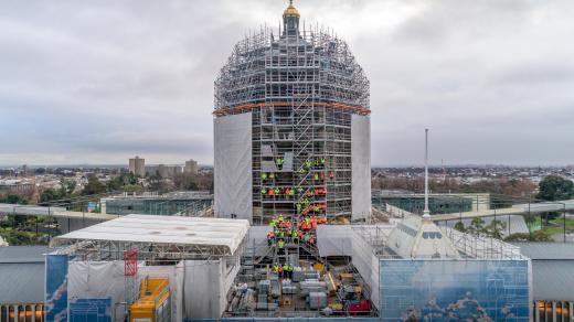 HBS Group Pty Ltd - Royal Exhibition Building, Carlton - Best Specialist Contractor – Exterior Dome