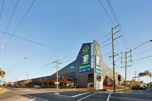 George Rydell Constructions - Woolworths Fishermans Bend -  Excellence in Construction of Commercial Buildings $10M-$15M – Exterior Facade