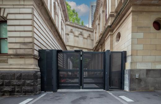 Stokes Rousseau Pty Ltd - Excellence in Civil Construction under $10M - Supreme Court Victoria Laneway Security Gate Upgrade, Melbourne 