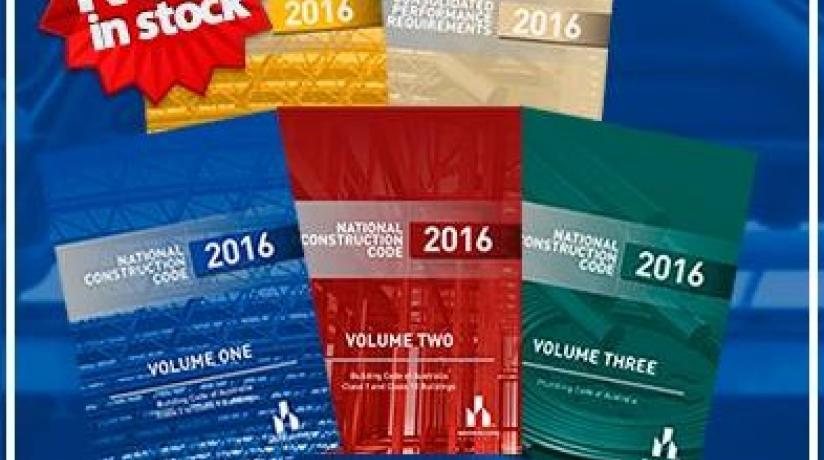 HARD COPIES OF 2016 NATIONAL CONSTRUCTION CODE NOW AVAILABLE