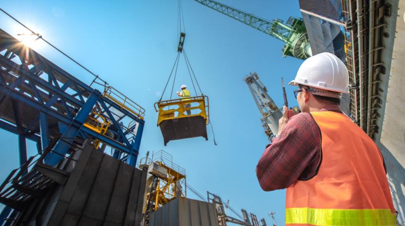 Crane-lifted work boxes