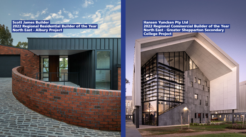 2022 Regional Building Awards - North East Main Winners